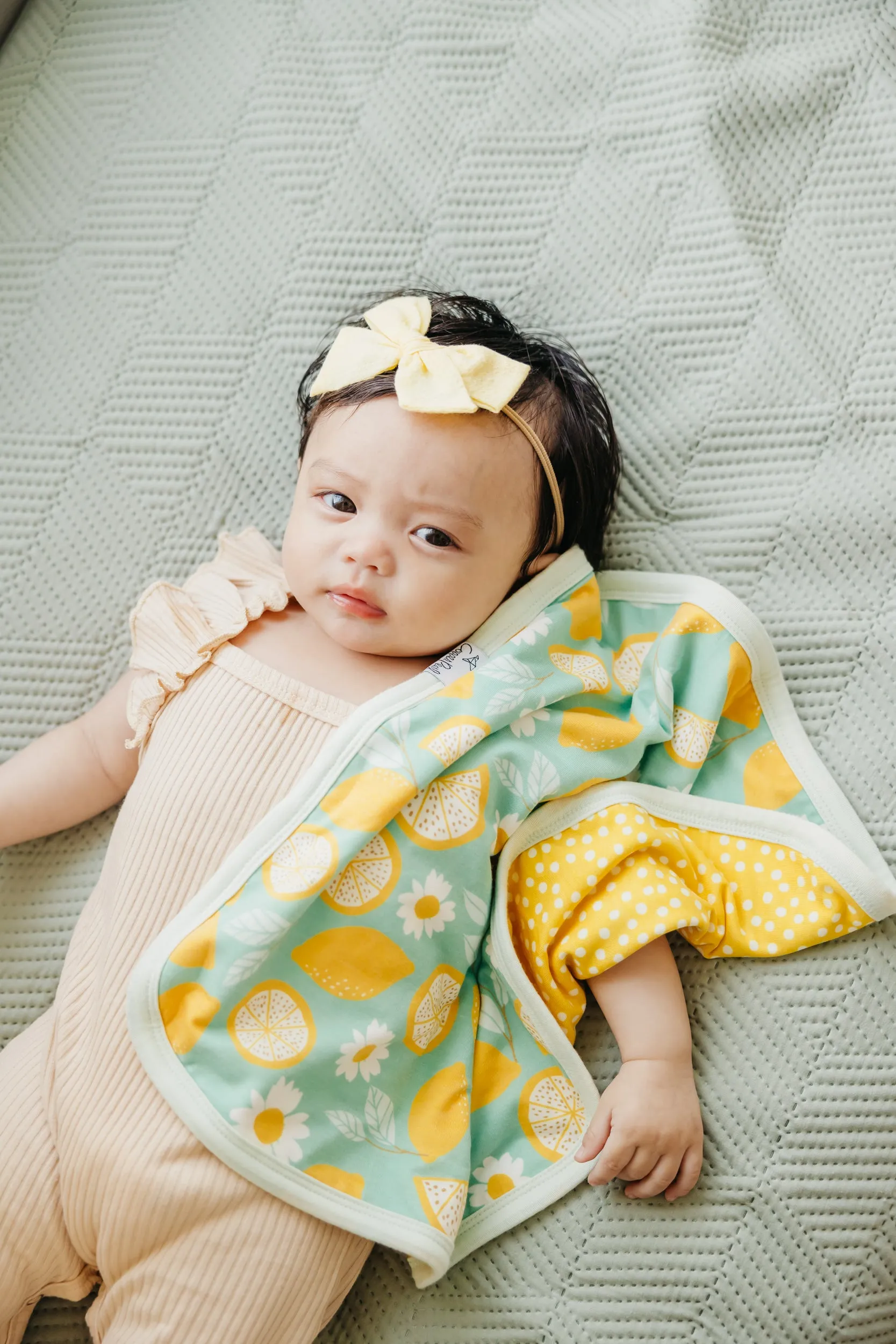 Three-Layer Security Blanket Set - Lemon