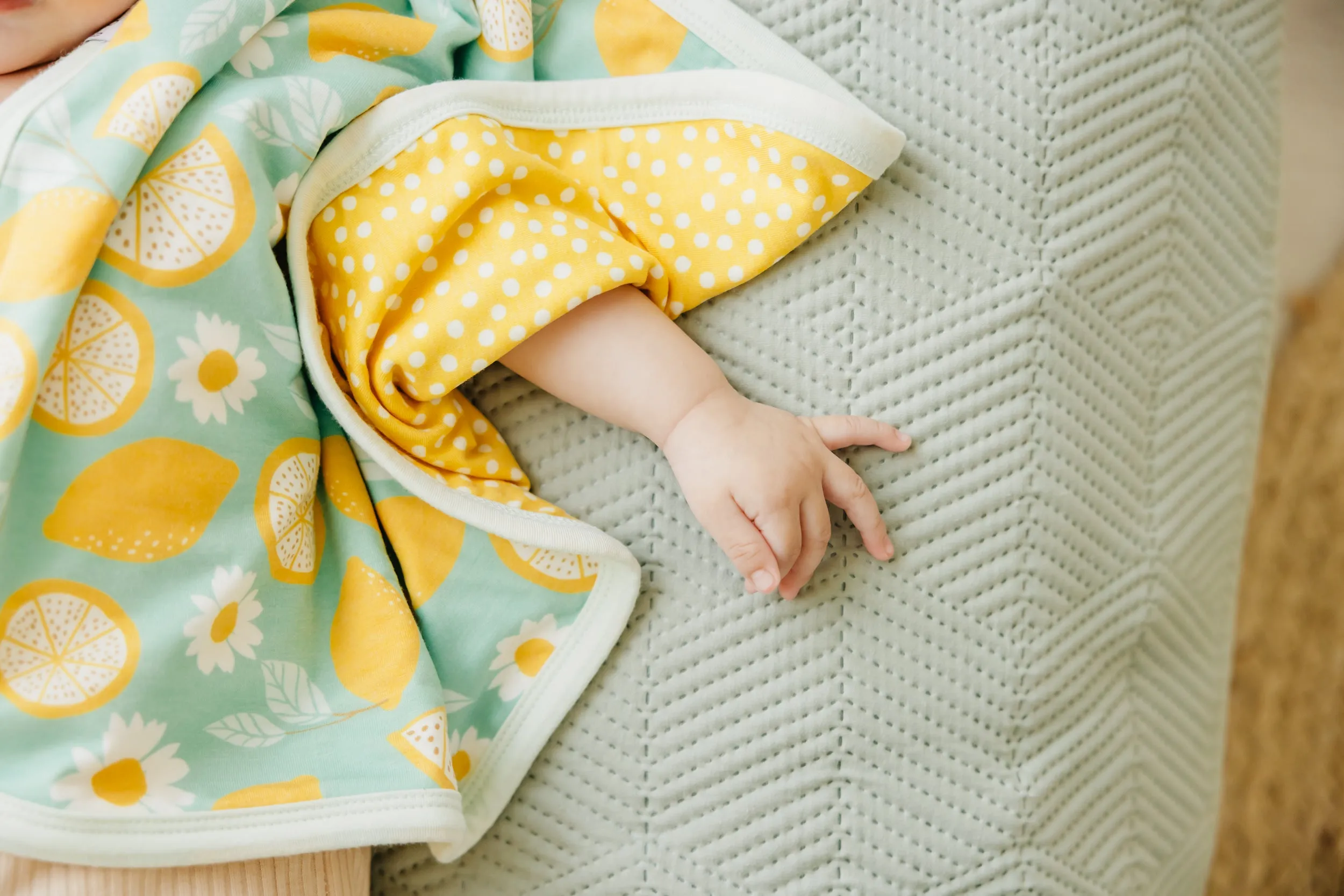 Three-Layer Security Blanket Set - Lemon