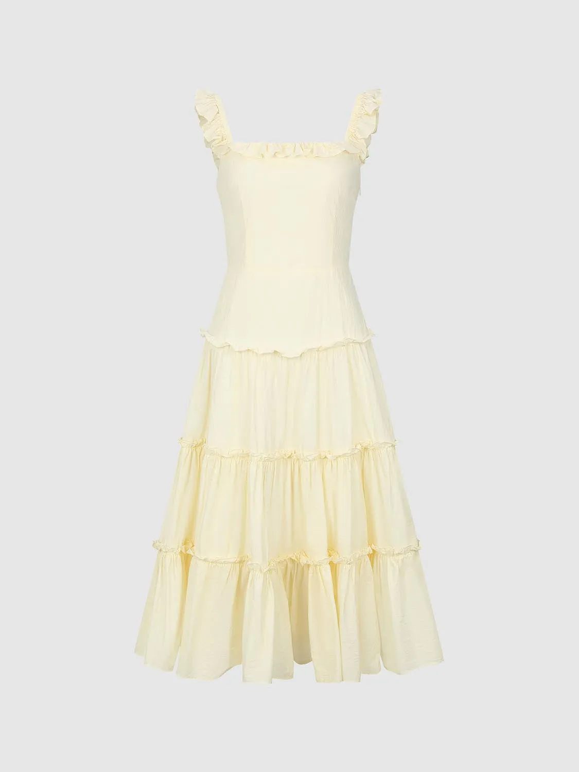 Tiered Cami A-Line Dresses