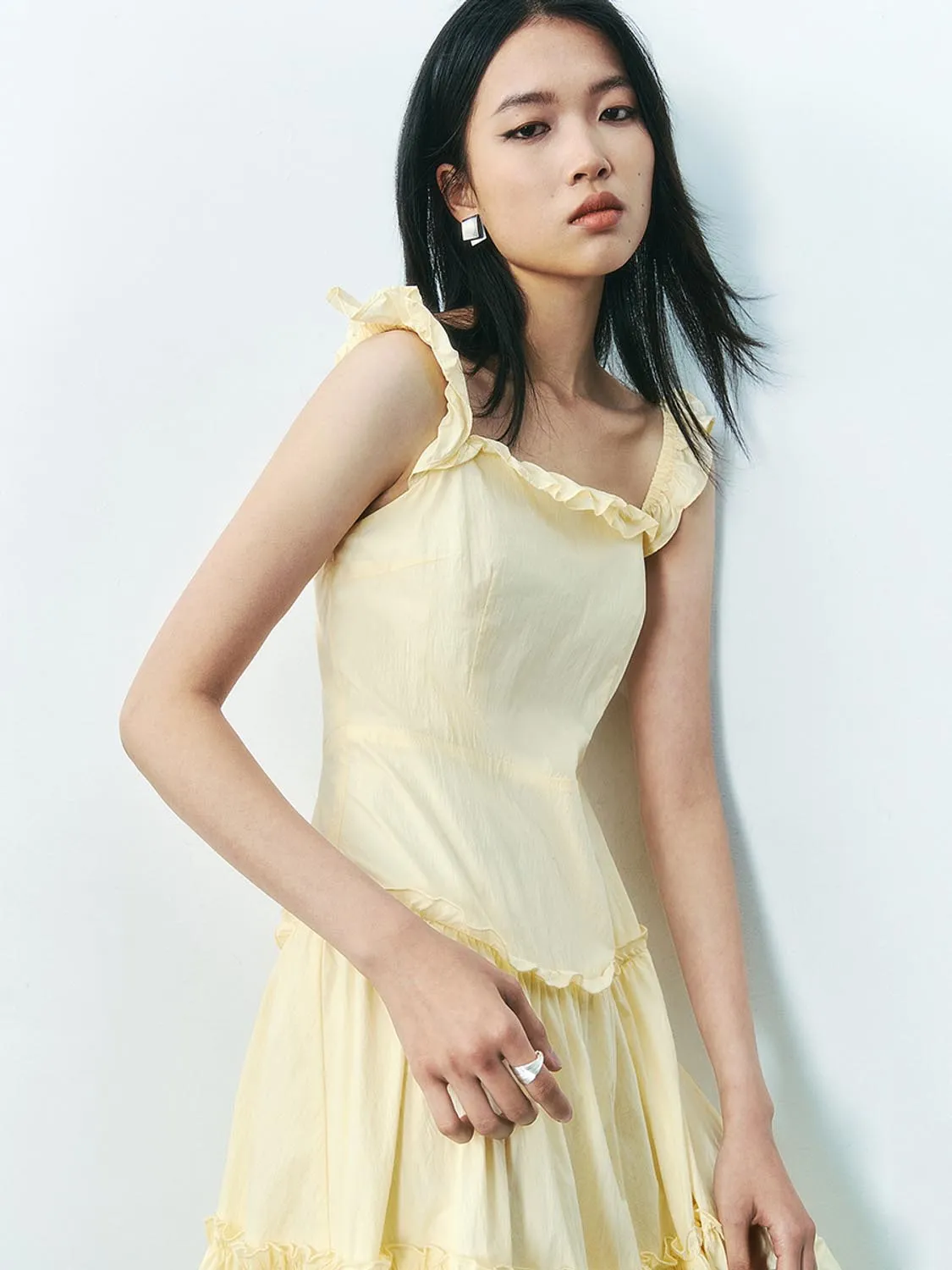 Tiered Cami A-Line Dresses