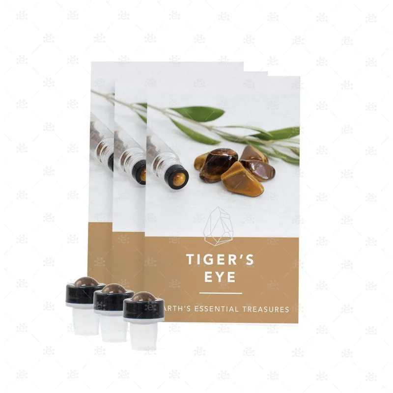 Tiger's Eye Luxury Gemstone Roller (3 pack)