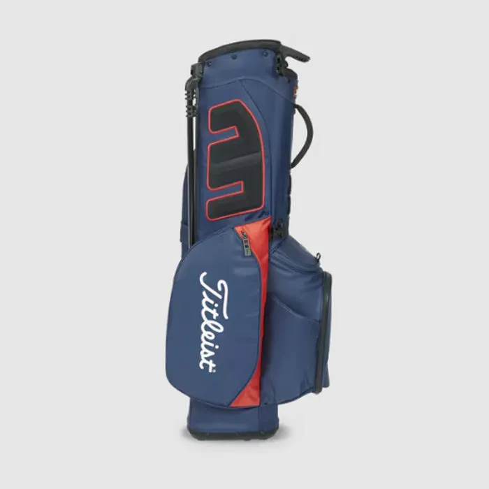 Titleist Players 4 Stand Bag -  Navy/White/Red