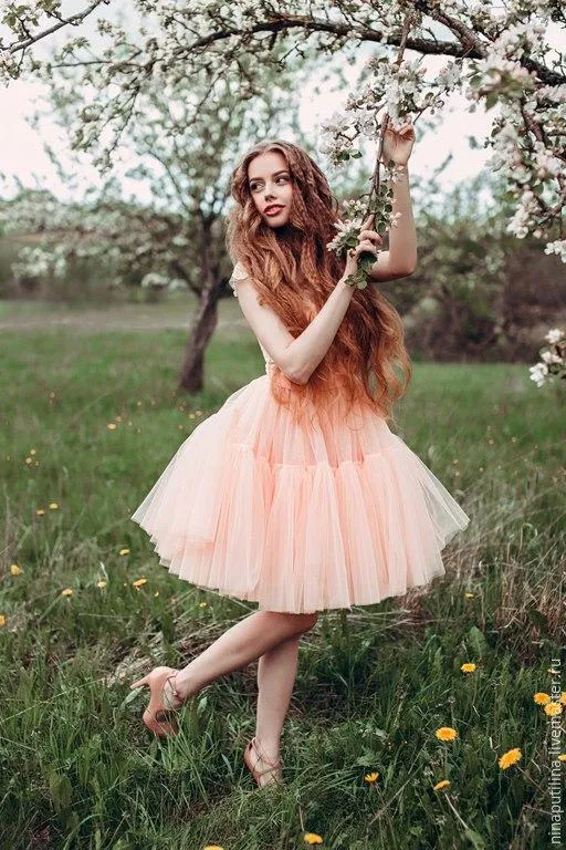 Transparent Neckline Blush Pink Homecoming Dress Lace Tulle Skirt