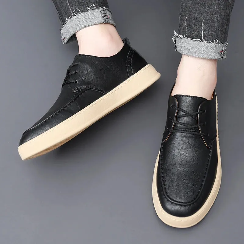 TrendMann Leder Freizeitschuhe für Männer