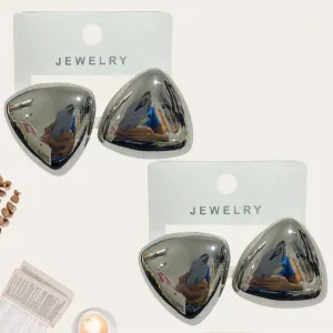 Triangular Stud Earrings