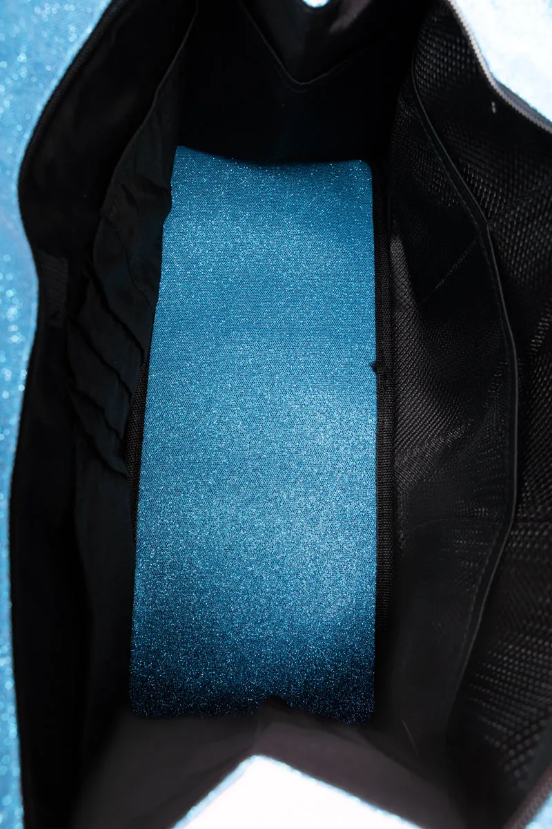 Turquoise Glitz & Glam Get Organized Tote