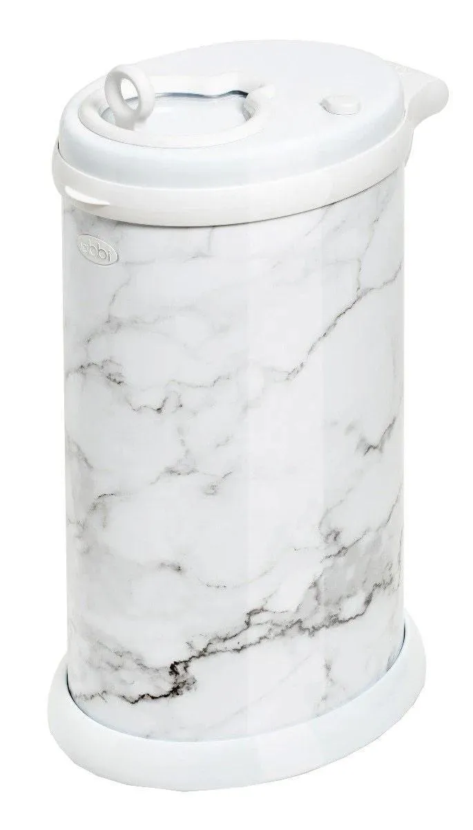 Ubbi Diaper Pail   Matte Open Water Bottle Bundle | Durable, Practical & Stylish