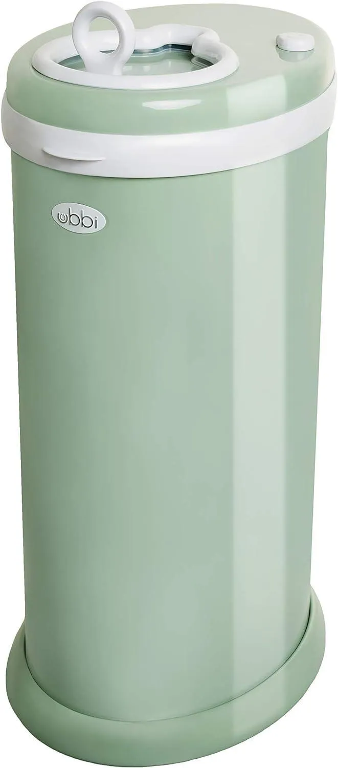 Ubbi Diaper Pail   Matte Open Water Bottle Bundle | Durable, Practical & Stylish