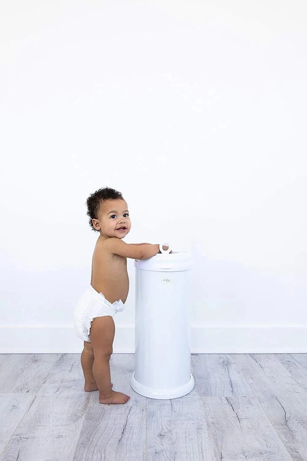Ubbi Diaper Pail   Matte Open Water Bottle Bundle | Durable, Practical & Stylish