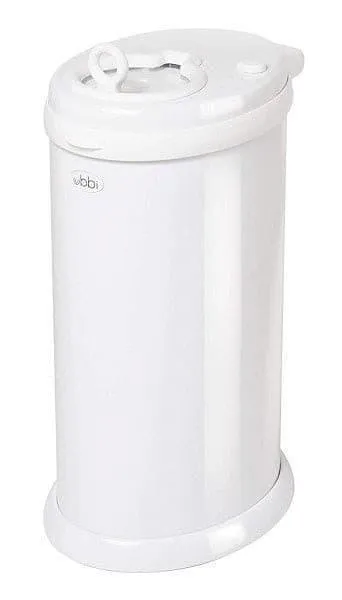 Ubbi Diaper Pail   Matte Open Water Bottle Bundle | Durable, Practical & Stylish