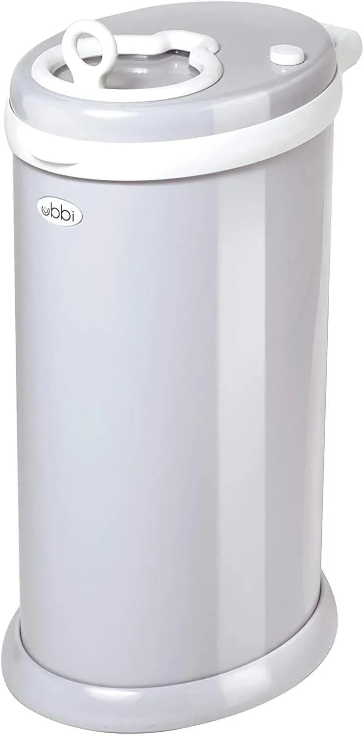Ubbi Diaper Pail   Matte Open Water Bottle Bundle | Durable, Practical & Stylish