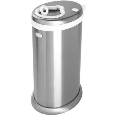 Ubbi Diaper Pail - Stainless Steel Chrome