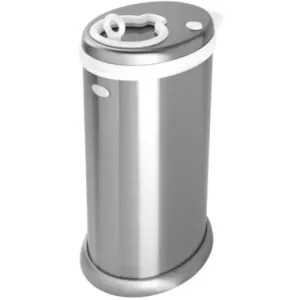 Ubbi Diaper Pail - Stainless Steel Chrome