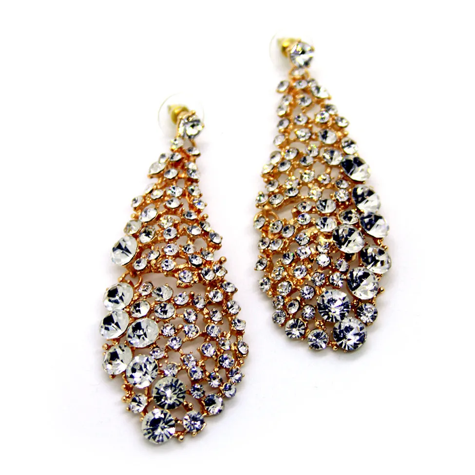 Šumivé: Sparkling Rhinestone Bib Necklace Set