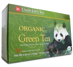 Uncle Lee's Legends Of China Organic Green Tea 100 Tea Bags