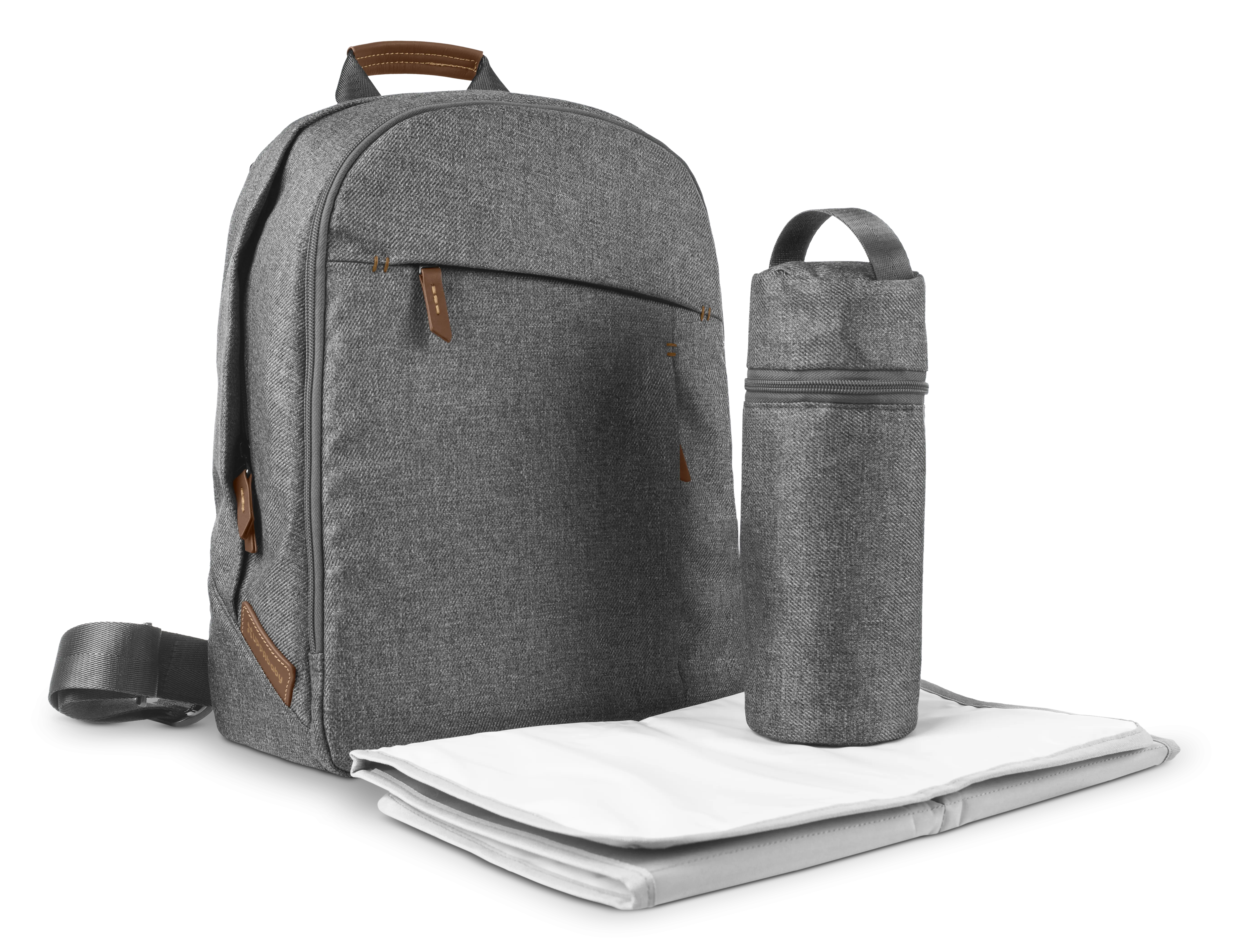 UPPAbaby Changing Backpack (Callum/Dillan - Stone Blue/Sand Leather)