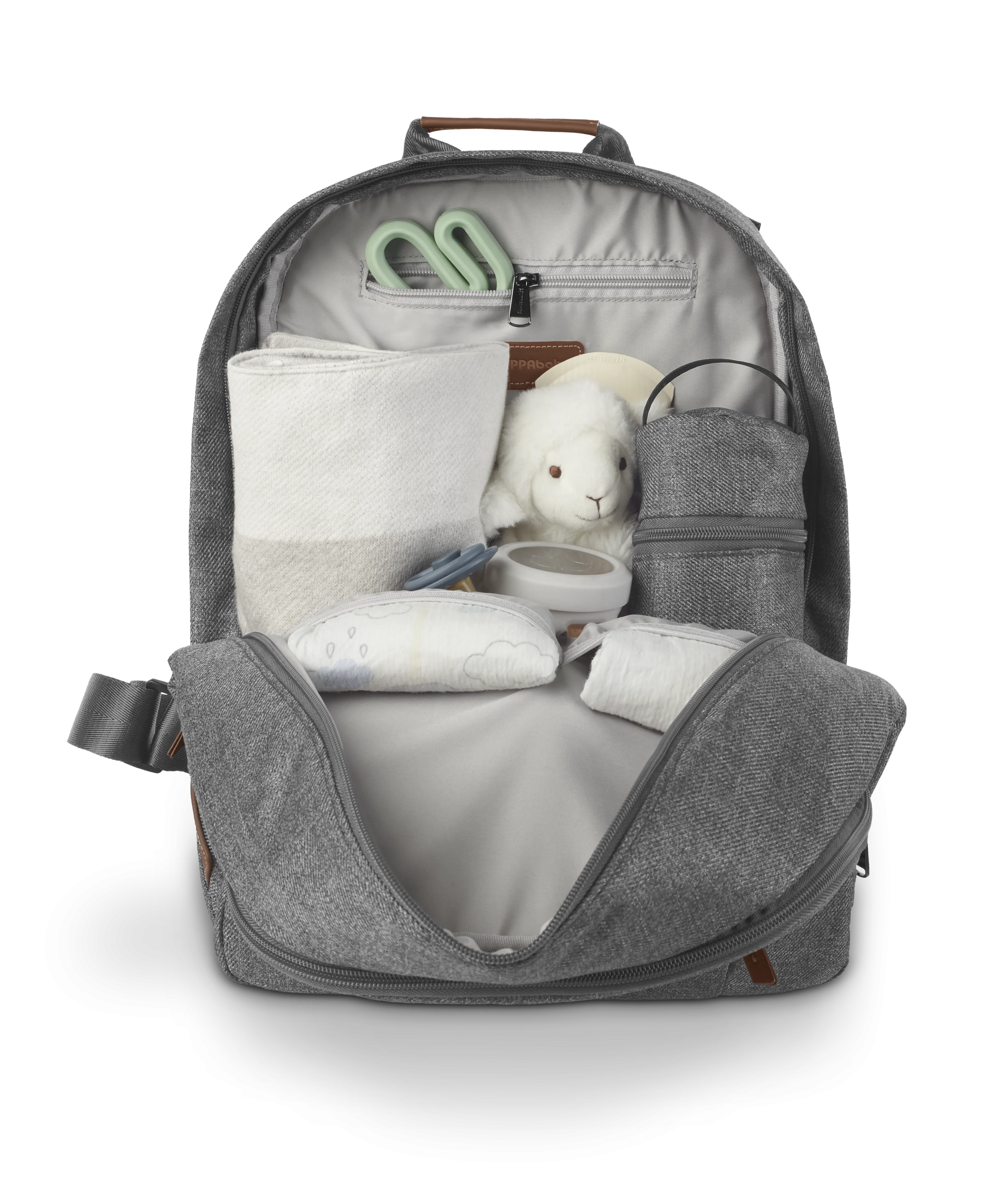 UPPAbaby Changing Backpack (Callum/Dillan - Stone Blue/Sand Leather)
