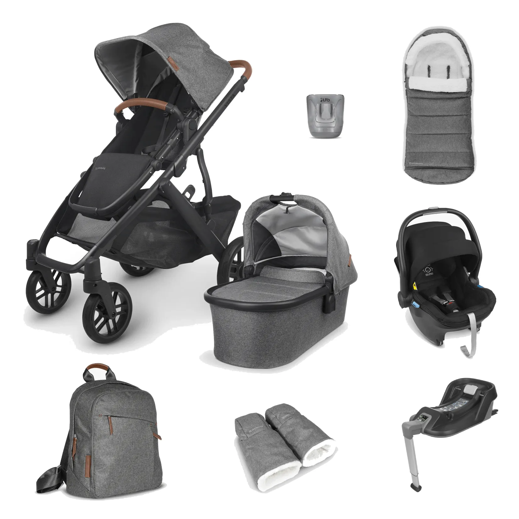 UPPAbaby Vista V2 Complete Travel System (Mesa) - Greyson