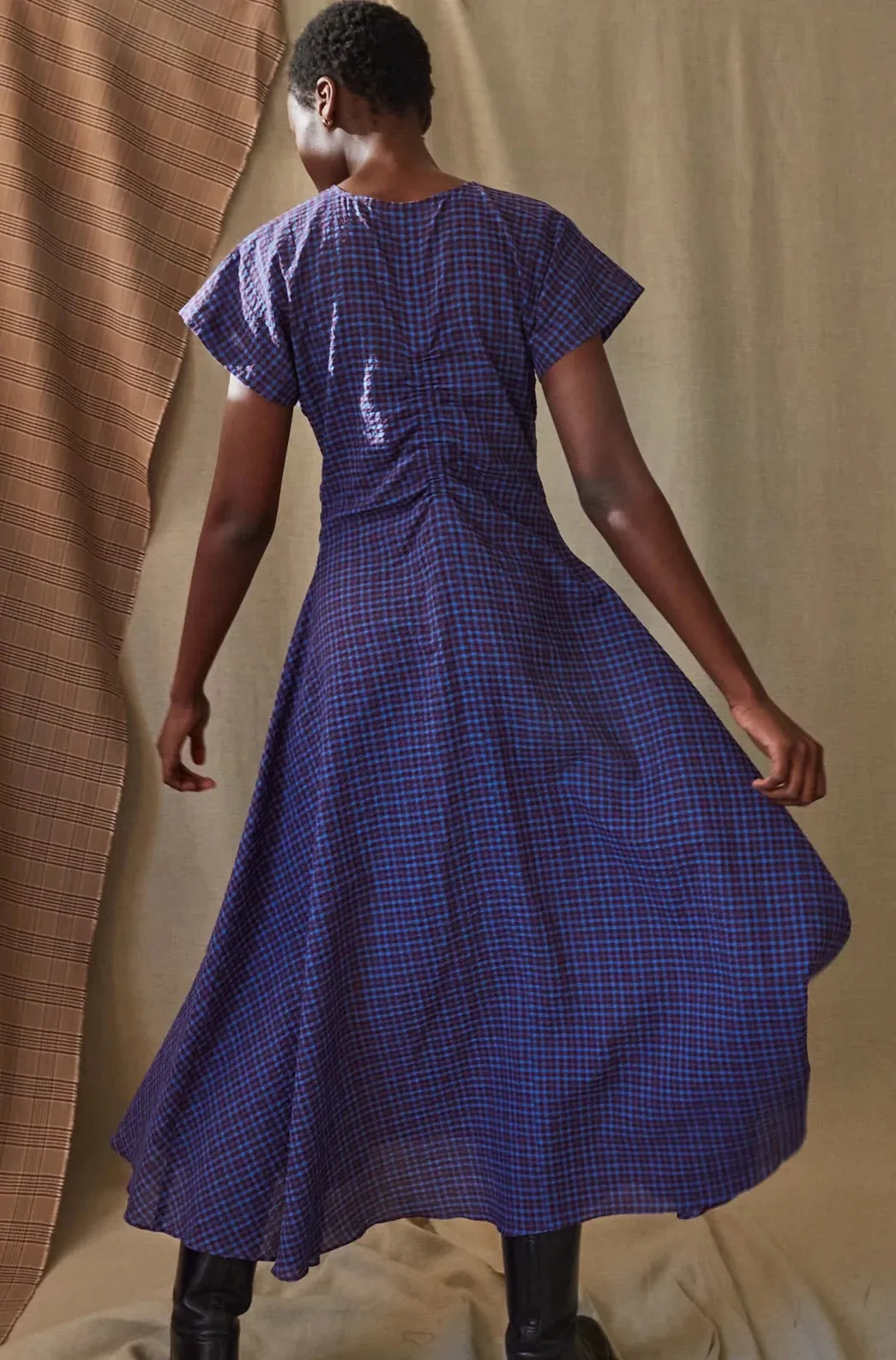 Veda Dress, Cerulean
