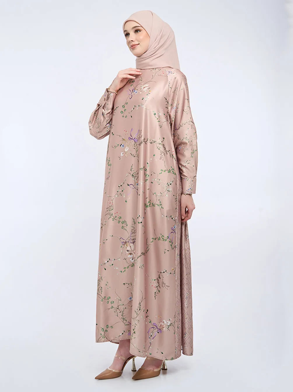 VENA A-LINE DRESS MAUVE