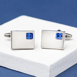 Vianteo Crystal Blue Cufflinks