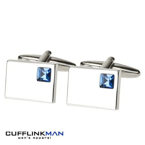 Vianteo Crystal Blue Cufflinks