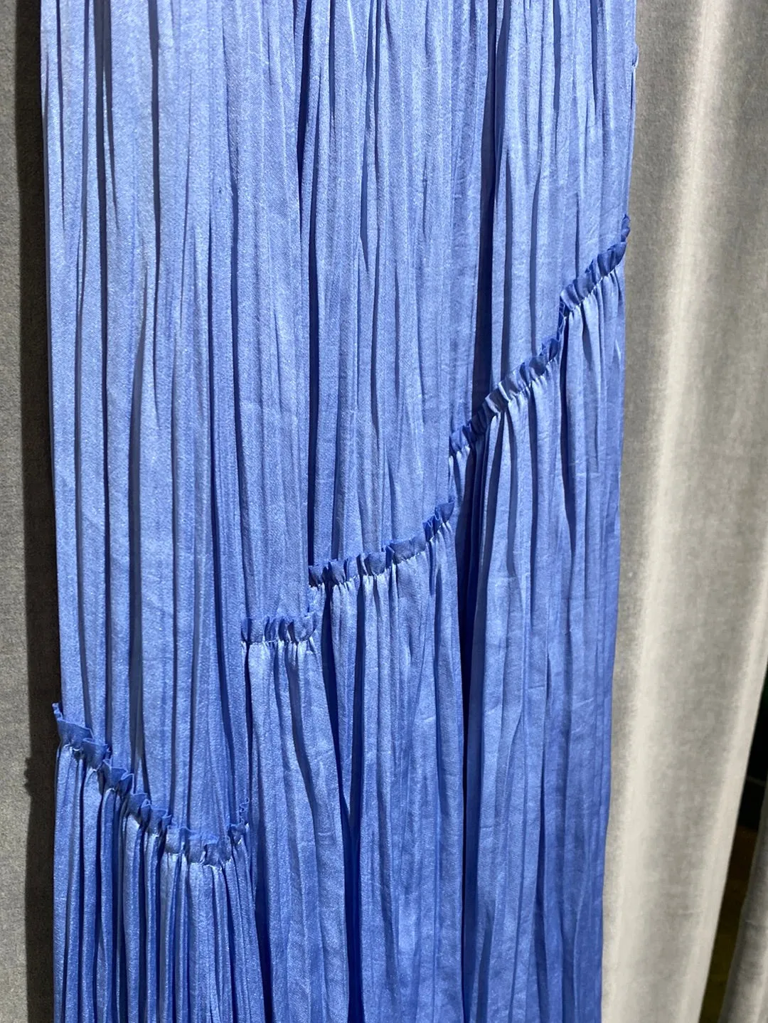 Vince Light Blue Spaghetti Strap Maxi Dress