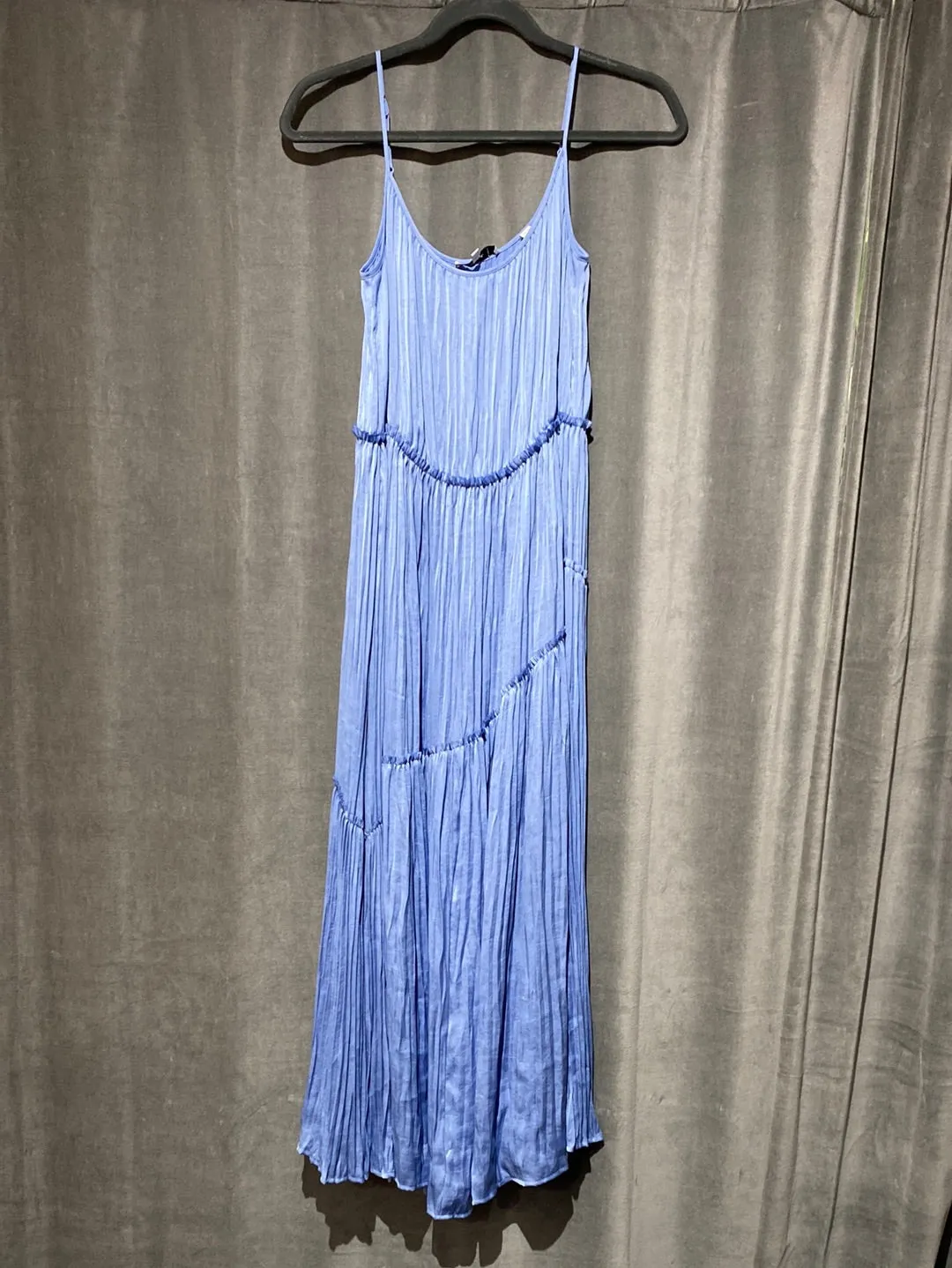 Vince Light Blue Spaghetti Strap Maxi Dress