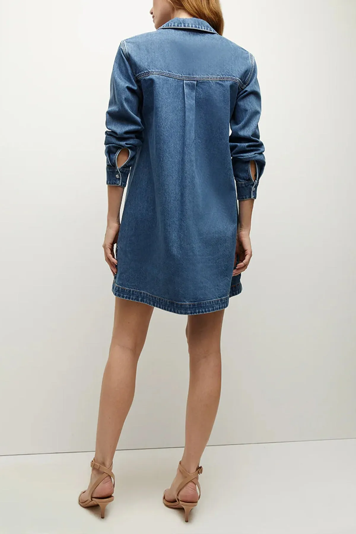 Wasta Denim Dress in Cornflower