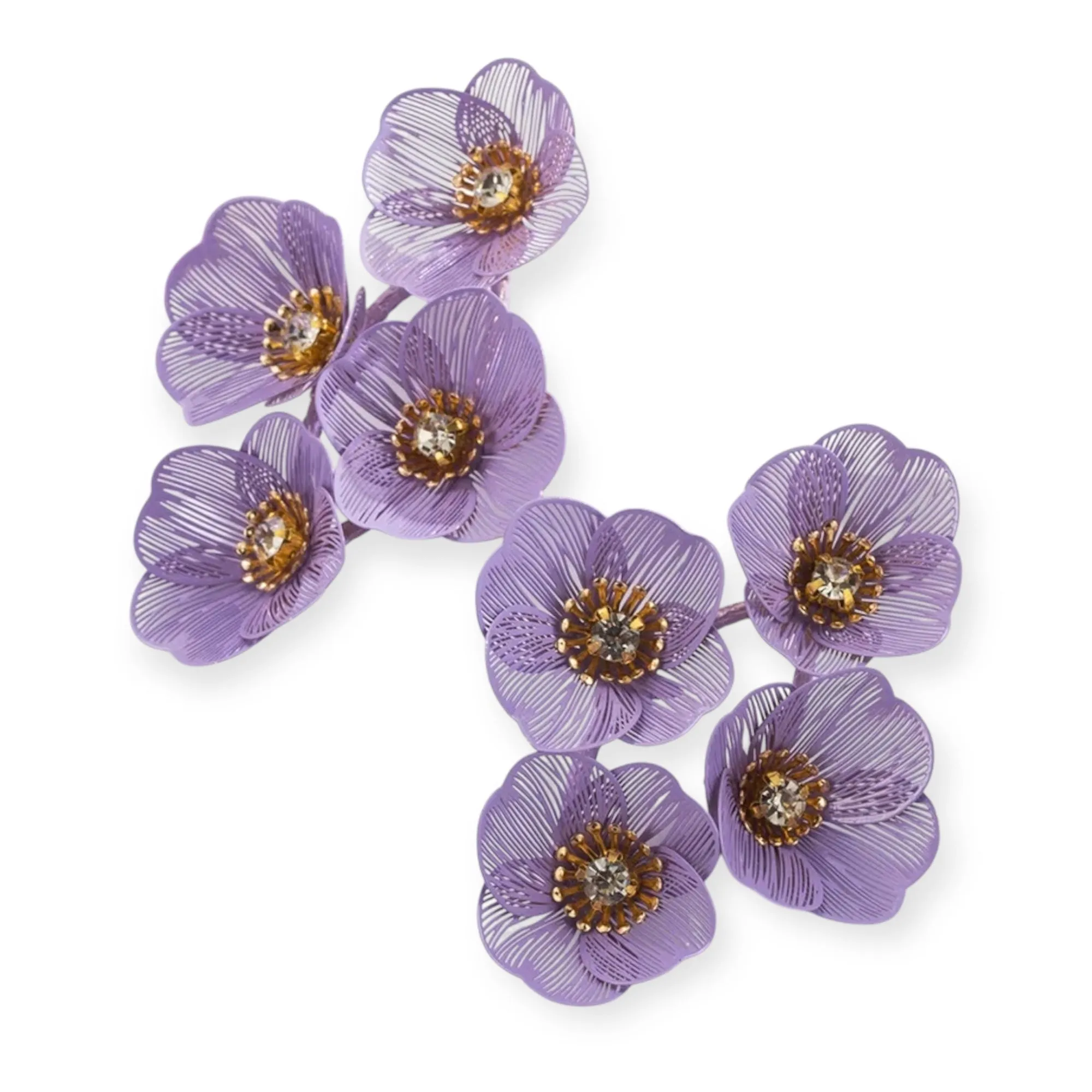 Waterfall Floral Statement Earrings