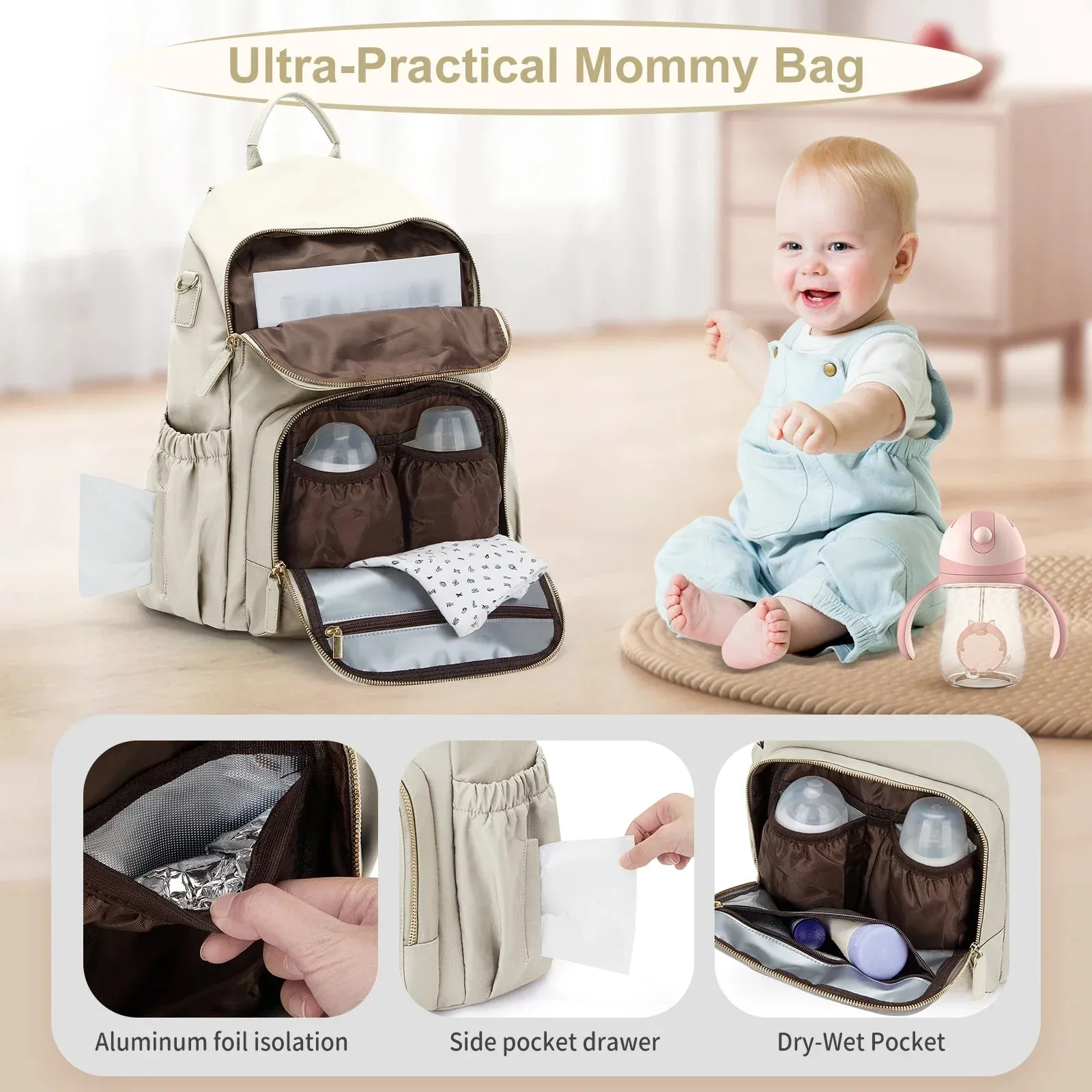 Waterproof Baby Backpack for Travel