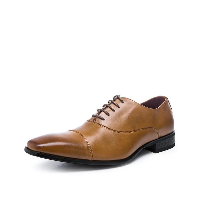 West Louis™ Luxury Genuine Leather Formal Oxfords