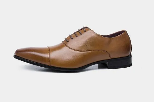 West Louis™ Luxury Genuine Leather Formal Oxfords