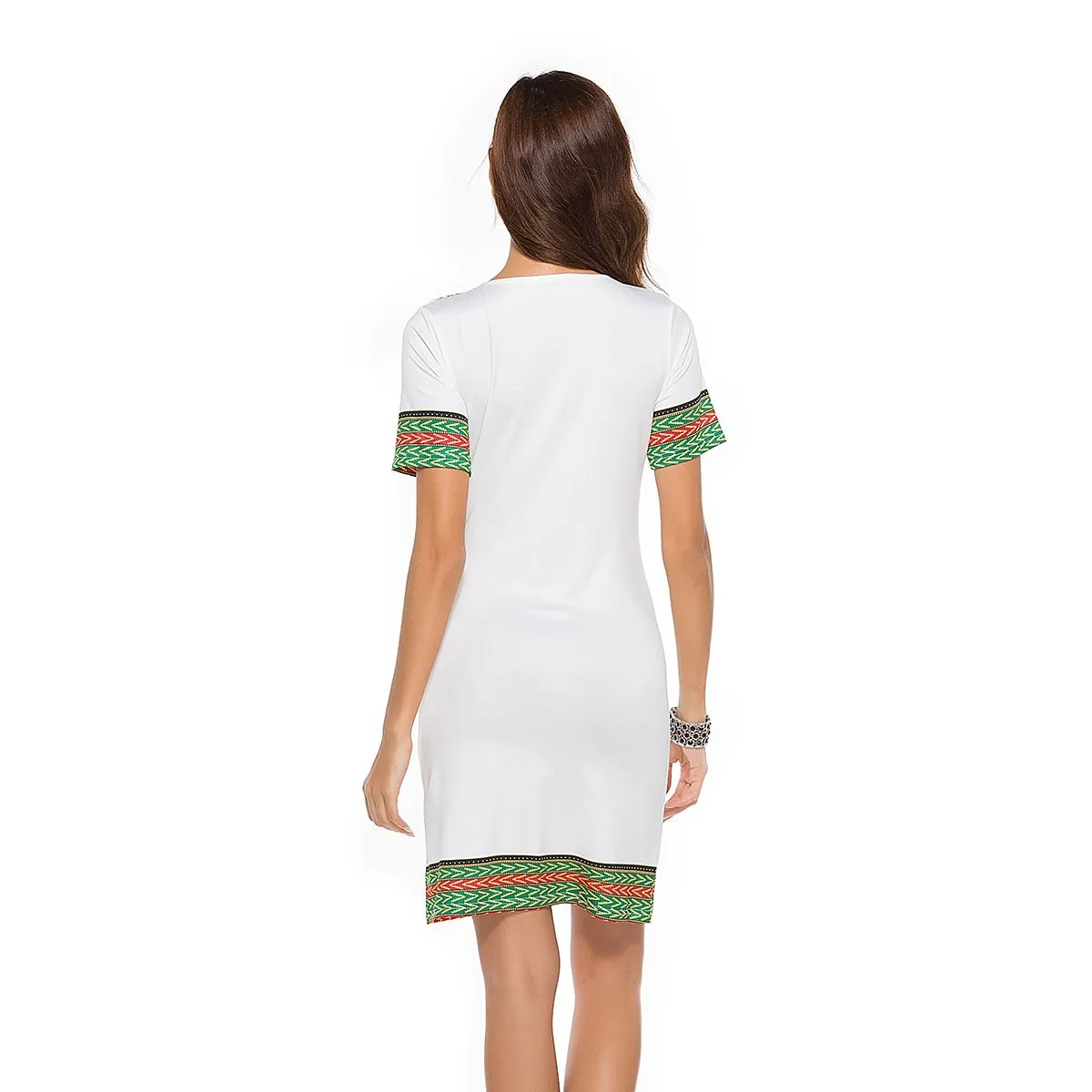 Women Summer Floral Print Short Dresses