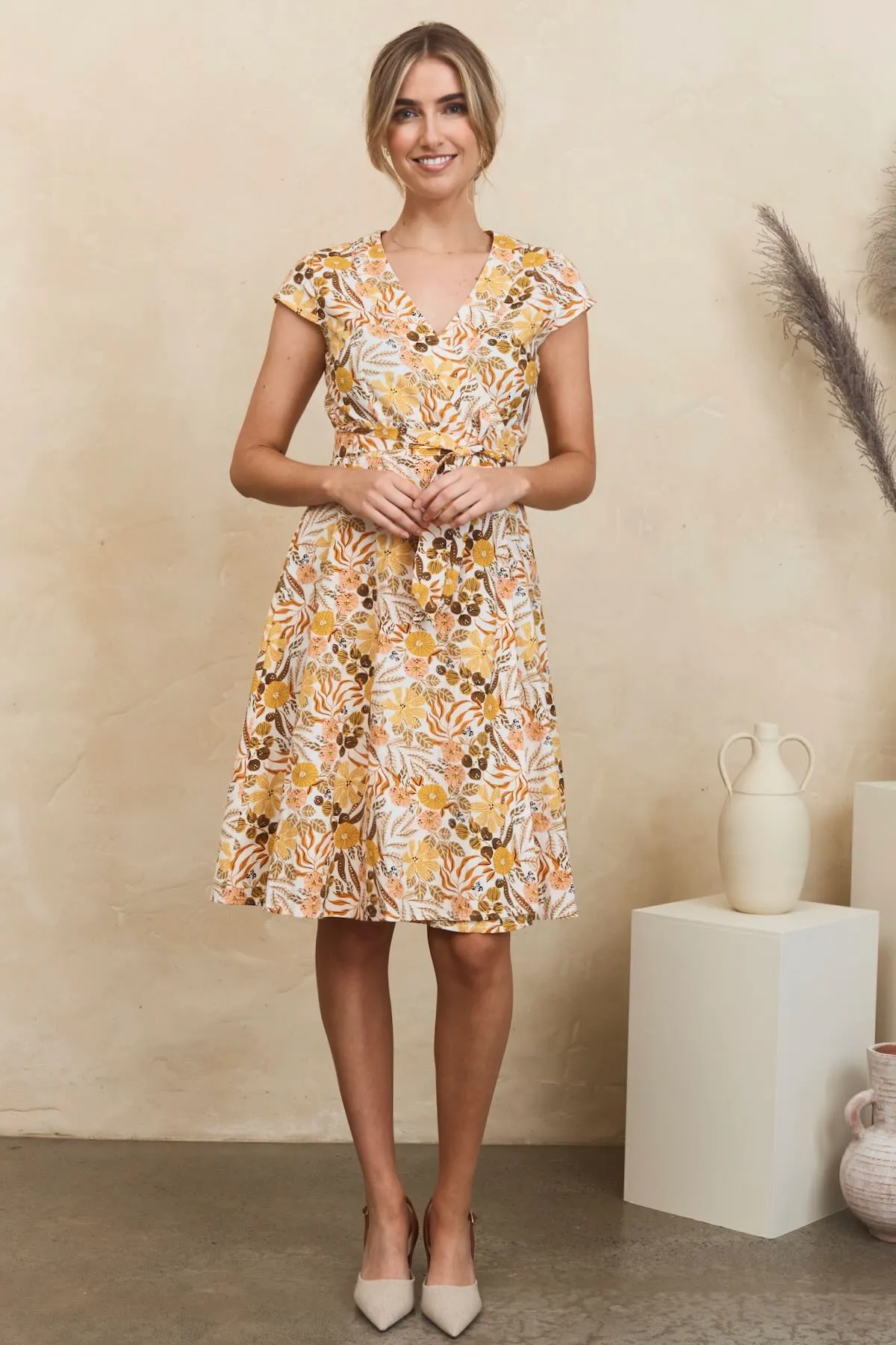 Wrap Dress - Amber