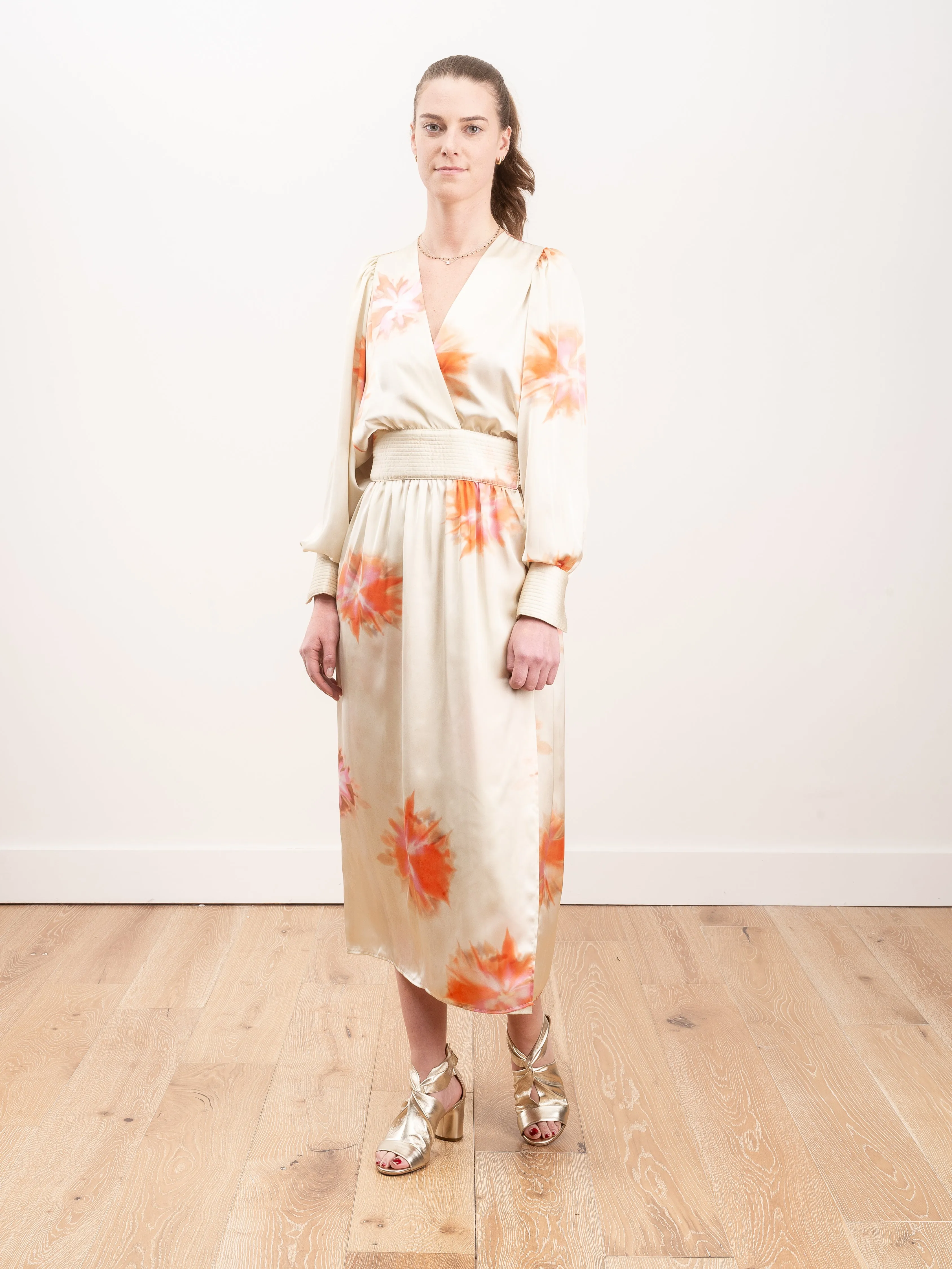 wrap dress - tie dye