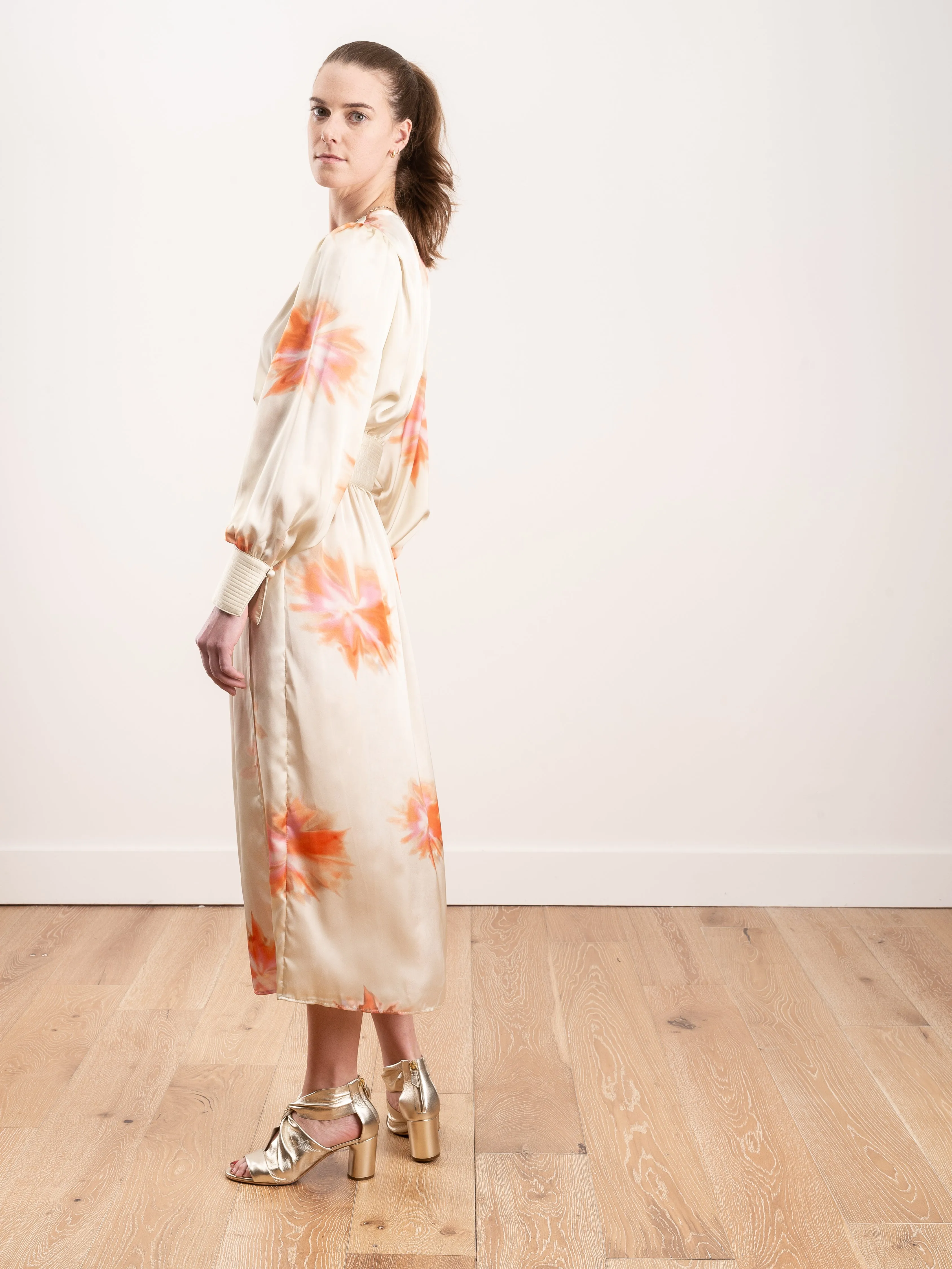 wrap dress - tie dye
