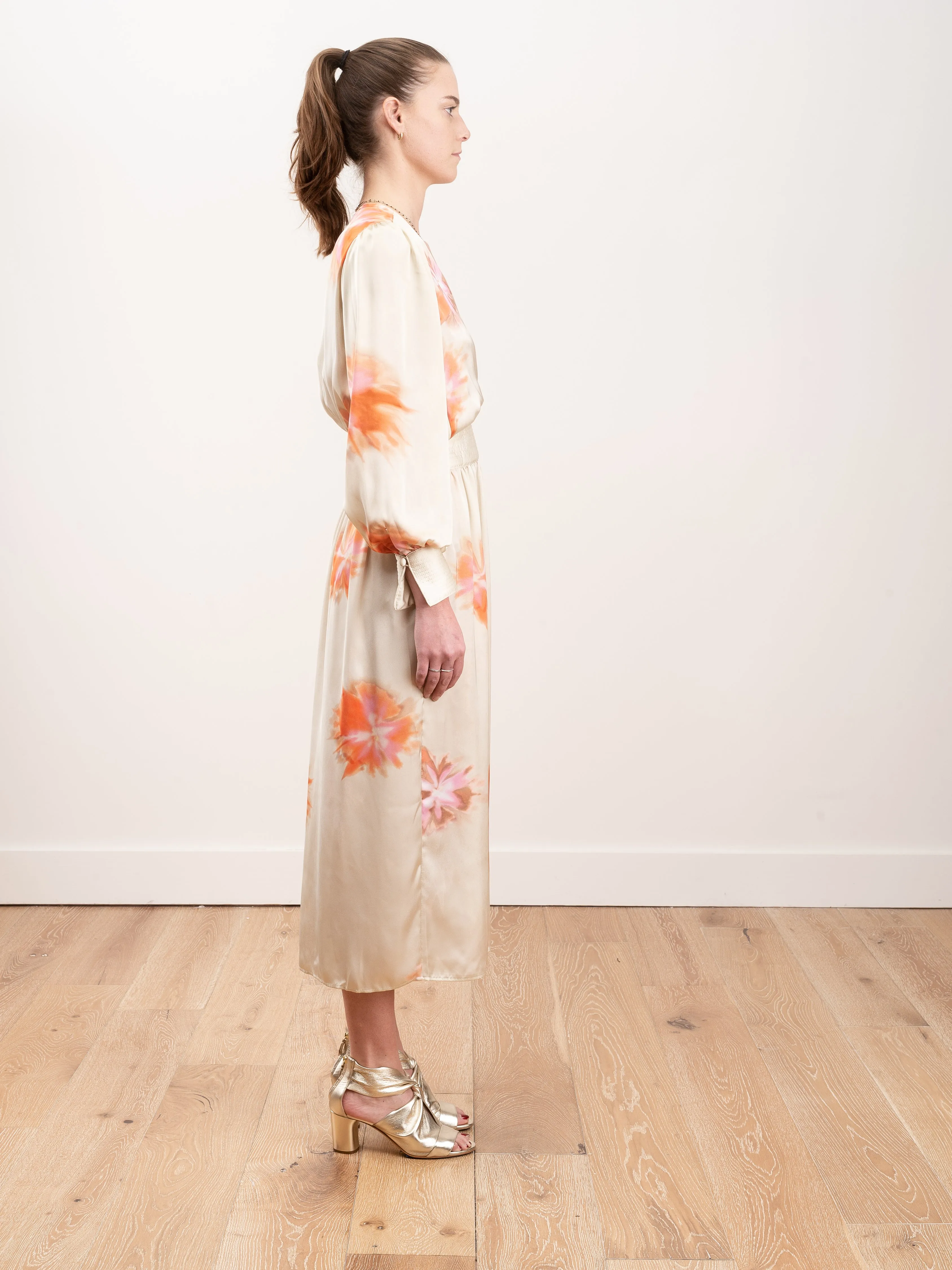 wrap dress - tie dye