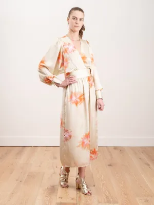 wrap dress - tie dye