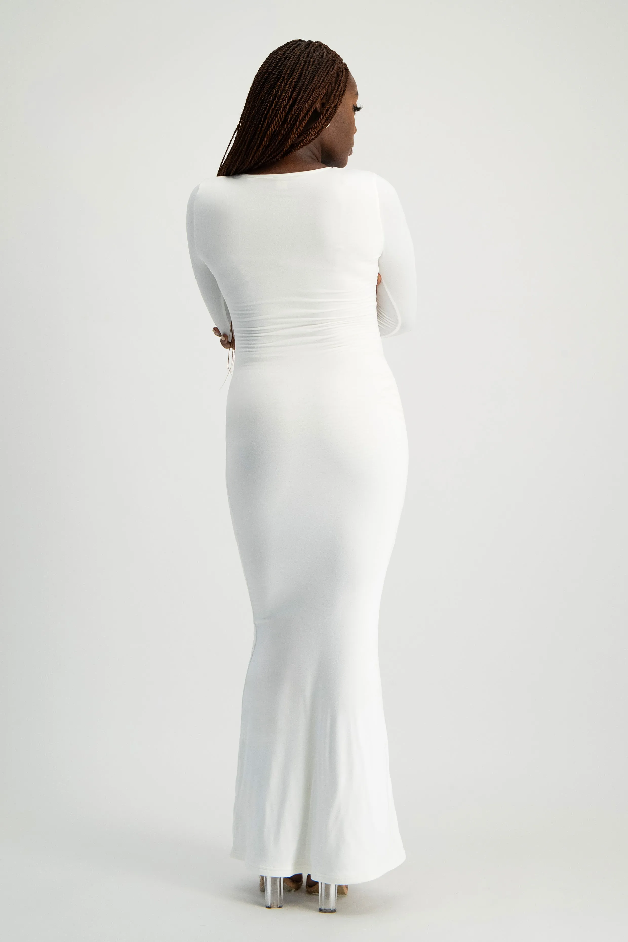 XTRA LENGTH Long Sleeve Lounge Maxi Dress