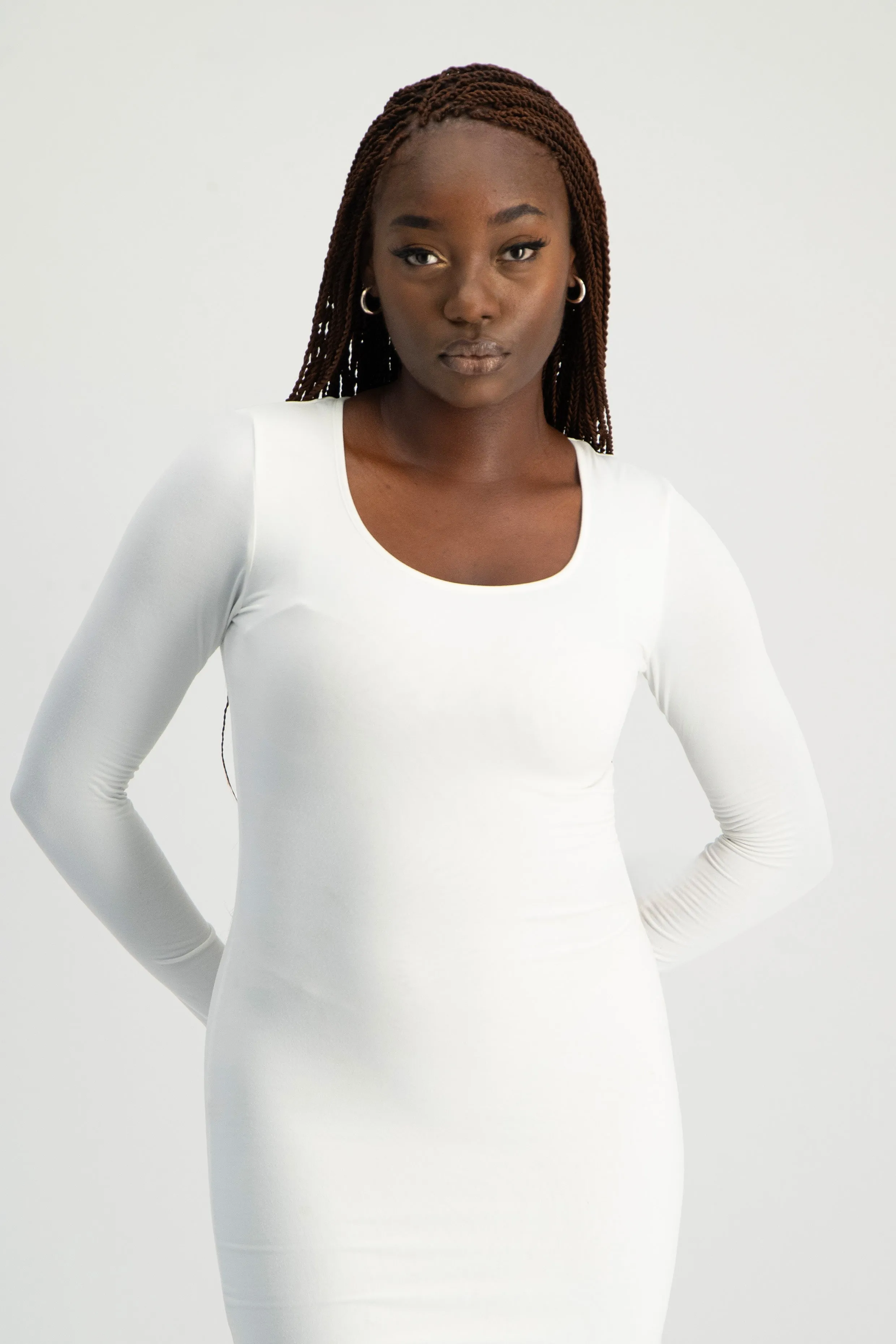 XTRA LENGTH Long Sleeve Lounge Maxi Dress