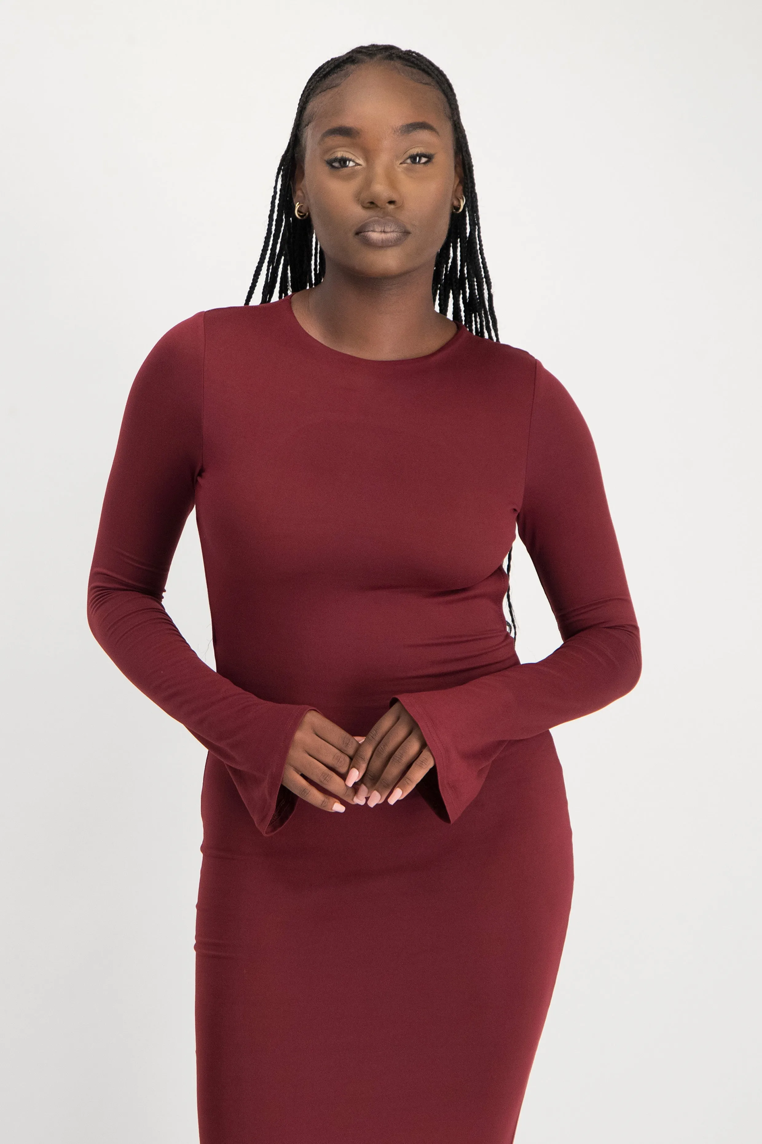 XTRA LENGTH Open Back Lounge Maxi Dress