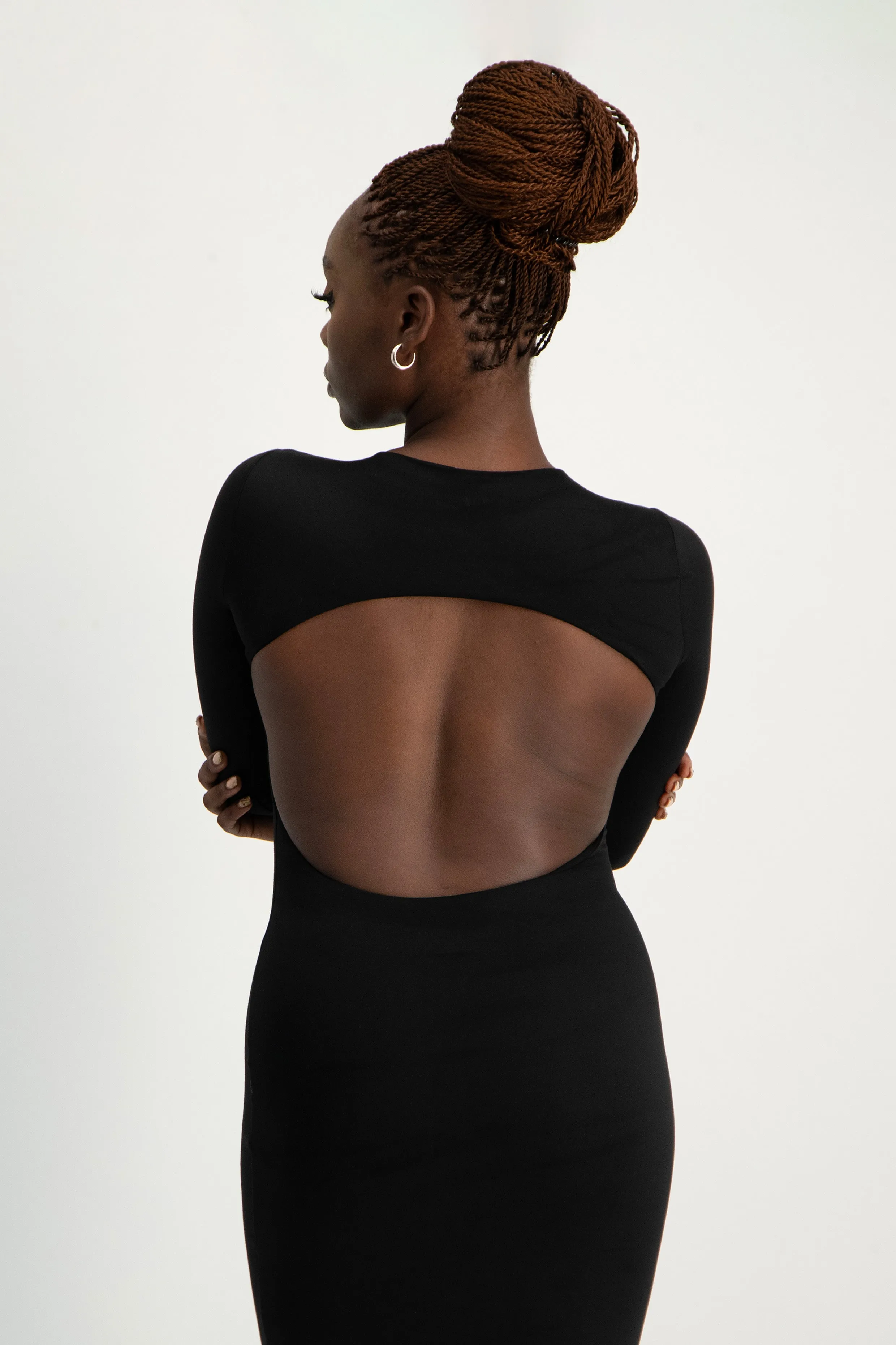 XTRA LENGTH Open Back Lounge Maxi Dress