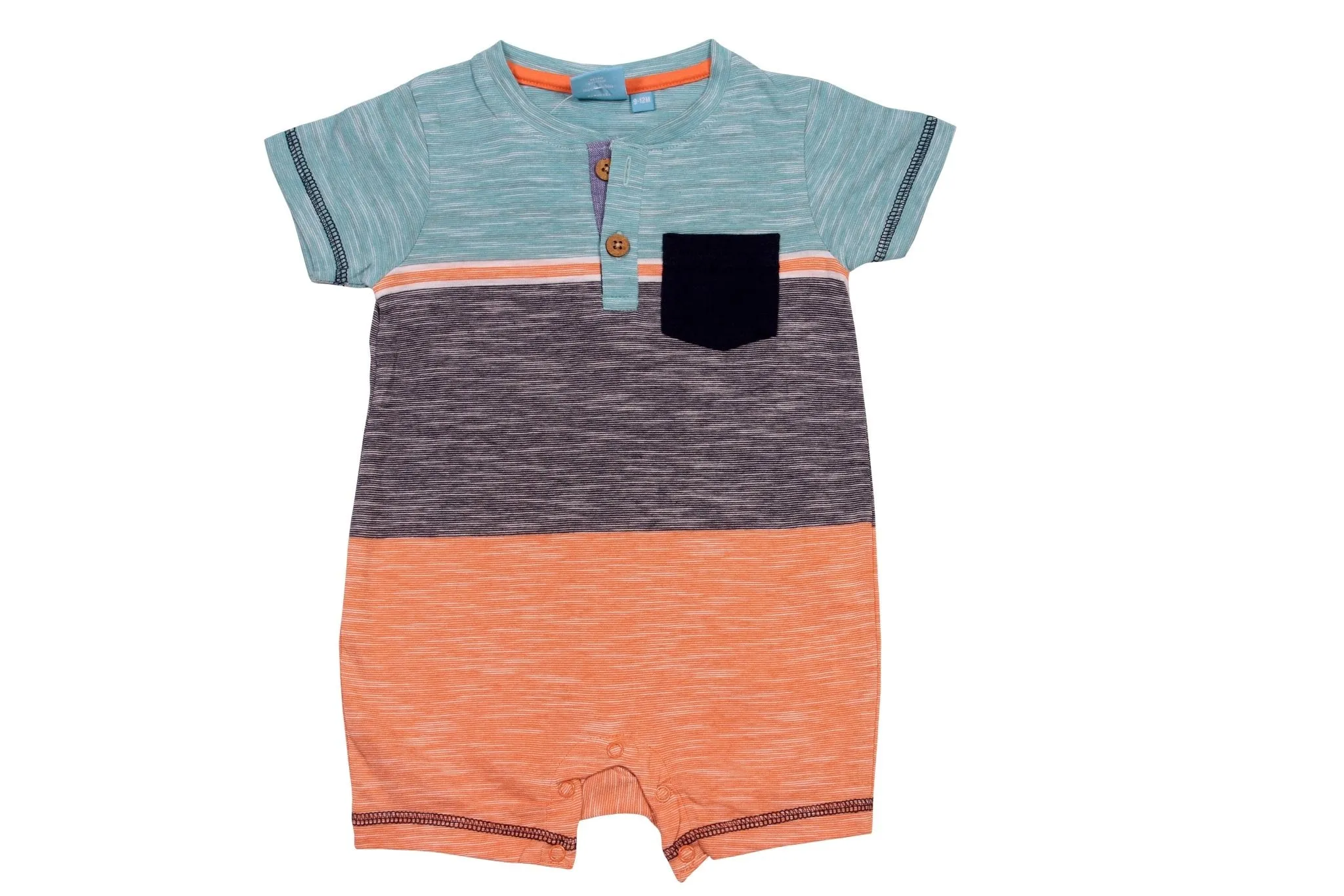 Yarn Dye Pocket Romper