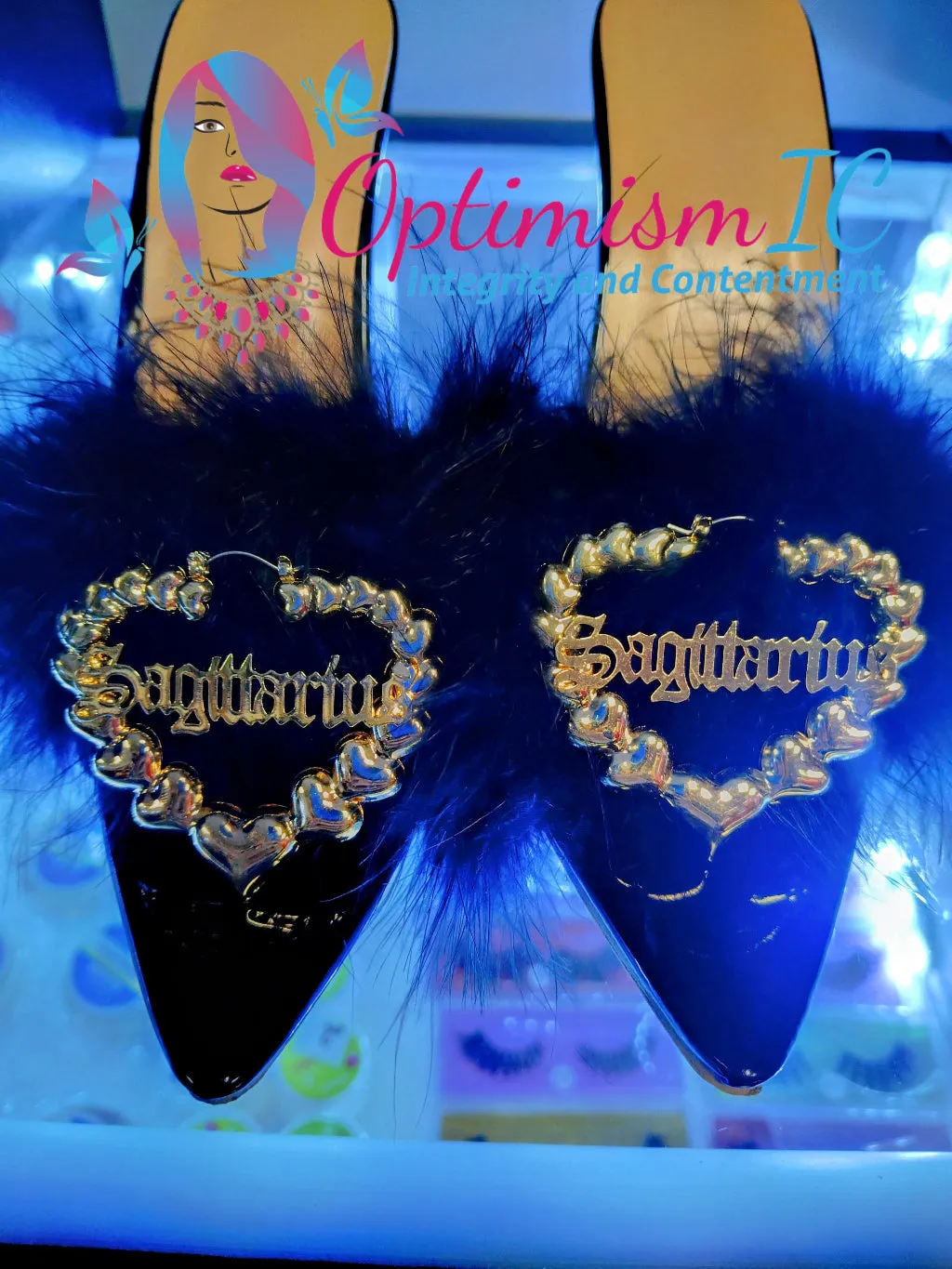 Zodiac Sign Hoop Earrings $10